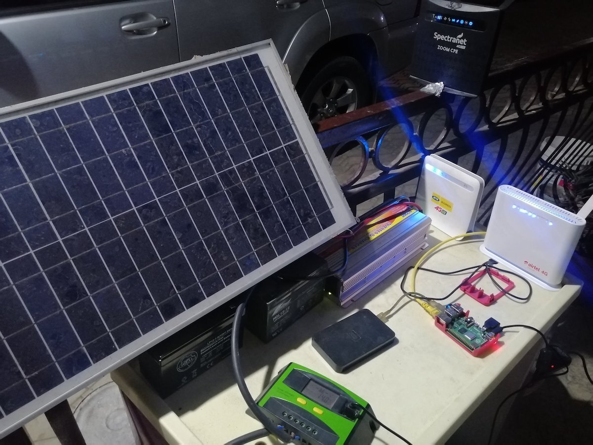 Nigerian Solar Bitcoin Lightning Node