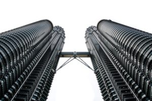 skyscraper towers